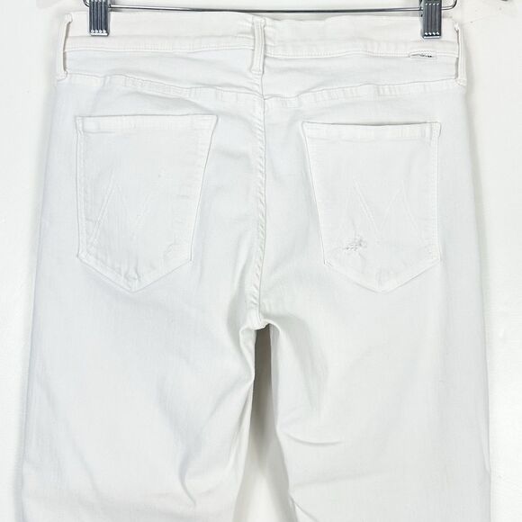 Mother The Rascal Ankle Snippet Jeans Size 30 In Sexy Just Walked Into Town - Picture 8 of 15